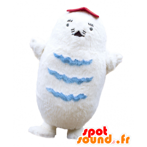 Maskot Ietti-kun, chlupaté a legrační bílé yeti - MASFR27113 - Yuru-Chara japonské Maskoti