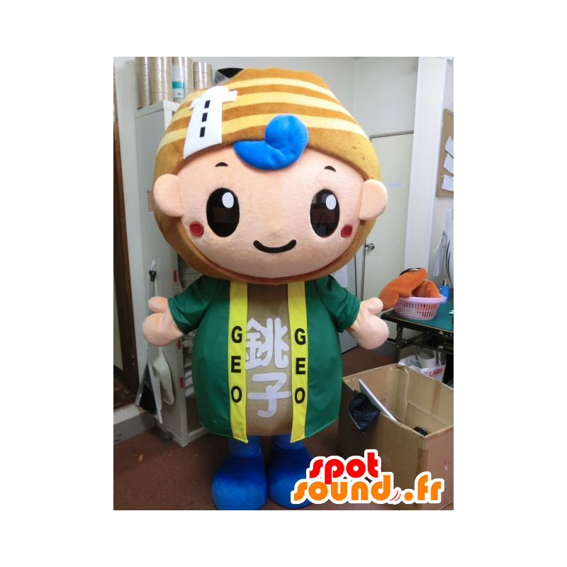 Mascot Jiotcho de Choshi Geopark, dreng med et fyrtårn -