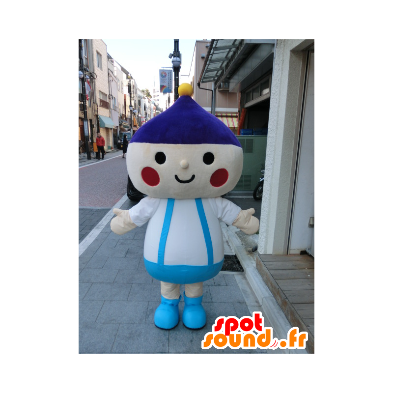 Mascot Arabun al-kun jongen met een hoed en overalls - MASFR27201 - Yuru-Chara Japanse Mascottes