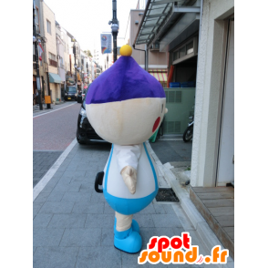 Mascot Arabun al-kun jongen met een hoed en overalls - MASFR27201 - Yuru-Chara Japanse Mascottes