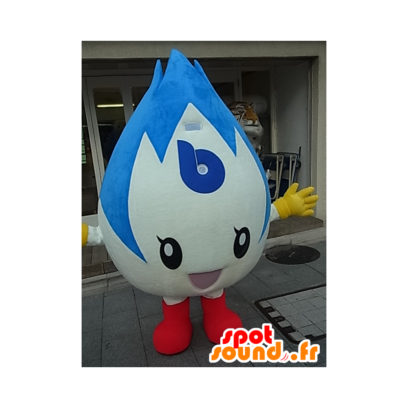 Mascotte de Ayaka tsu, flamme bleue et blanche de gaz - MASFR27238 - Mascottes Yuru-Chara Japonaises