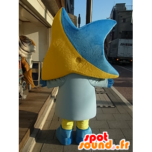 Don mascot, yellow and blue star very beautiful and smiling - MASFR27240 - Yuru-Chara Japanese mascots