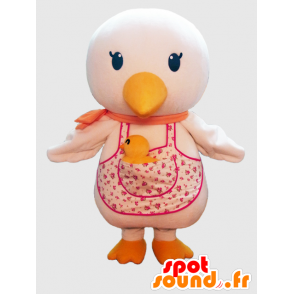 Mascot Stella. Mascot gans, eend met haar kleine - MASFR27256 - Yuru-Chara Japanse Mascottes