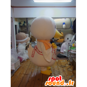 Stella mascot. Mascotte goose, duck with her little - MASFR27256 - Yuru-Chara Japanese mascots