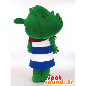 Mascot YukuRin, homem verde com um marinheiro - MASFR27282 - Yuru-Chara Mascotes japoneses