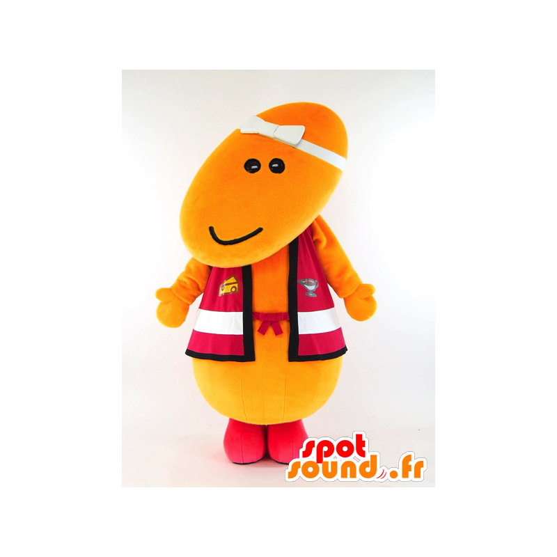 Karibo naranja mascota feliz Shinmachi Takasaki - MASFR27288 - Yuru-Chara mascotas japonesas