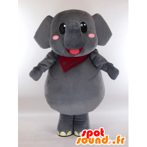 Mascot Shiuzo, stor grå elefant Tokuyama Zoo - MASFR27298 - Yuru-Chara japanske Mascots