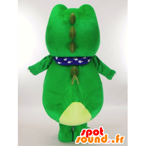 Mascotte Saurusukun, e molto simpatico dinosauro verde giallo - MASFR27311 - Yuru-Chara mascotte giapponese