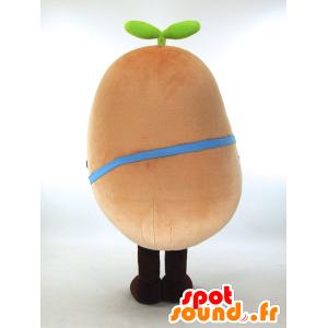 Mascota de Apple tierra redonda gigante y sonriente - MASFR27328 - Yuru-Chara mascotas japonesas