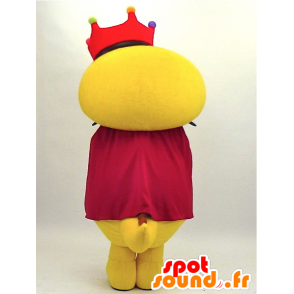 Mascot Rei salamandra-kun, salamandra amarelo vestido como um rei - MASFR27341 - Yuru-Chara Mascotes japoneses