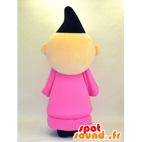 Asaryo mascotte, giapponese uomo monaco vestita di rosa - MASFR27360 - Yuru-Chara mascotte giapponese