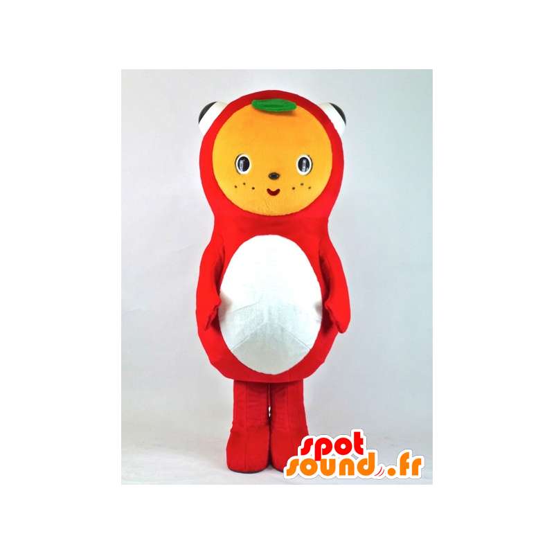 Mascota Mikakin, pez rojo gigante con una cabeza de color naranja - MASFR27382 - Yuru-Chara mascotas japonesas