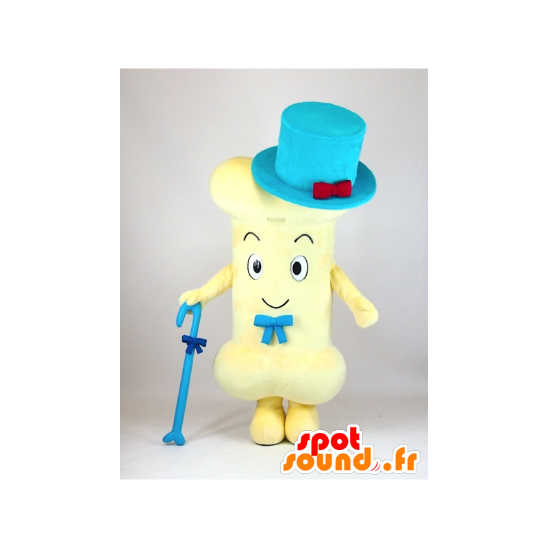 Honetsugikun mascot, giant bone with a top hat - MASFR27390 - Yuru-Chara Japanese mascots