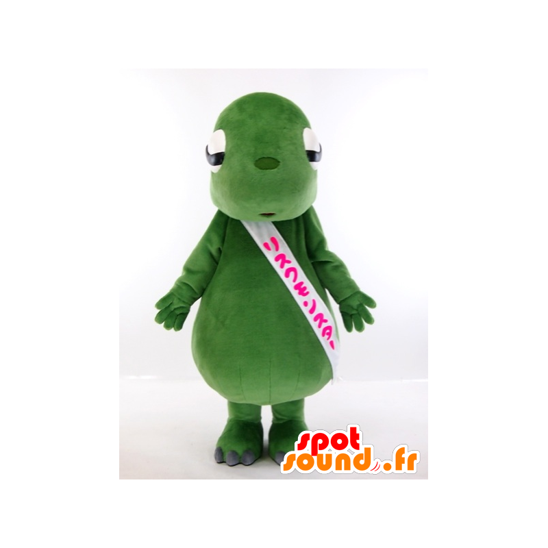 Mascot Risumongu gigantisk grønn dinosaur og moro - MASFR27419 - Yuru-Chara japanske Mascots