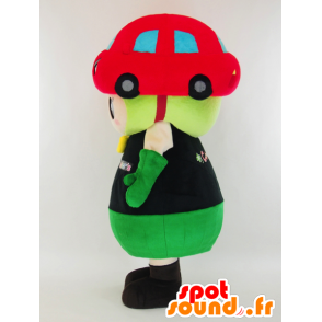 Mascot Color chan mann med en bil på hodet - MASFR27432 - Yuru-Chara japanske Mascots