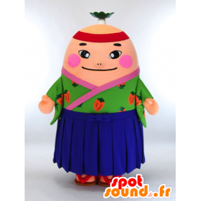 Mascot Saijo Oyster Akazome, Aasian kaveri all round - MASFR27433 - Mascottes Yuru-Chara Japonaises