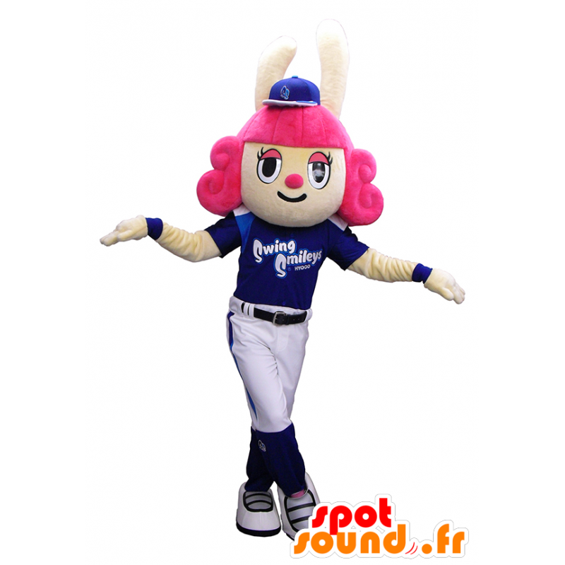 Suinbitto-chan maskot, pige i baseball outfit - Spotsound