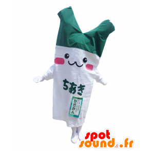 Mascotte de Negimin, poireau géant blanc et vert - MASFR27532 - Mascottes Yuru-Chara Japonaises