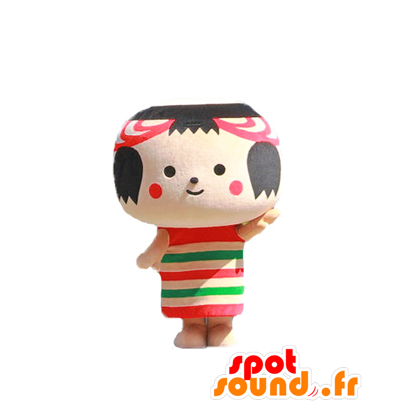 Turista Mascot Bocko Can chan com um lenço vermelho - MASFR27553 - Yuru-Chara Mascotes japoneses