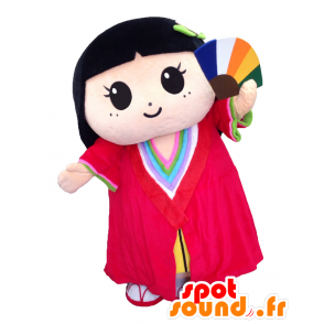 Chama princess mascot. Japanese girl mascot - MASFR27657 - Yuru-Chara Japanese mascots