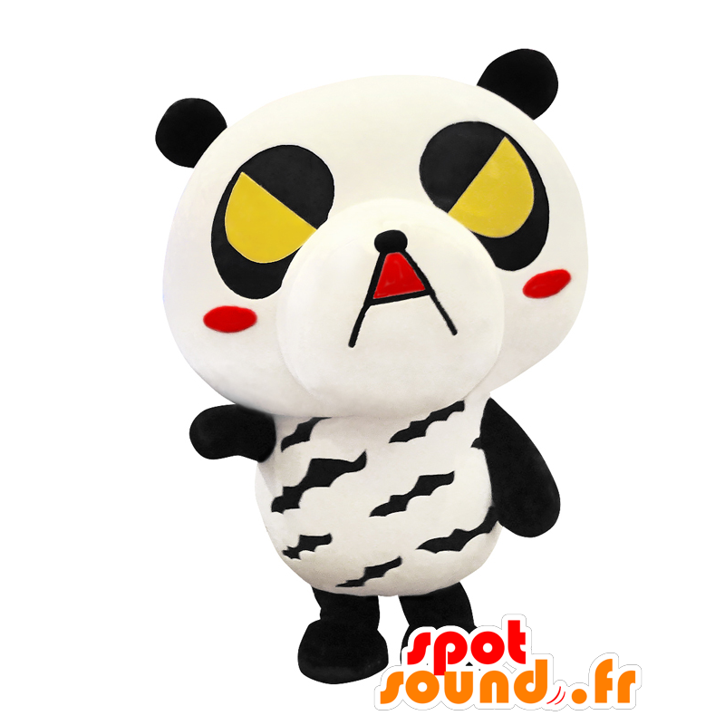 Kirepanda Maskottchen. Mascot heftigen Schwarzweiss-Panda - MASFR27715 - Yuru-Chara japanischen Maskottchen