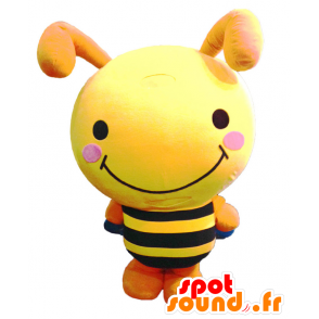 Mascot Micchan. Mascot abelha gigante amarelo e preto - MASFR27730 - Yuru-Chara Mascotes japoneses