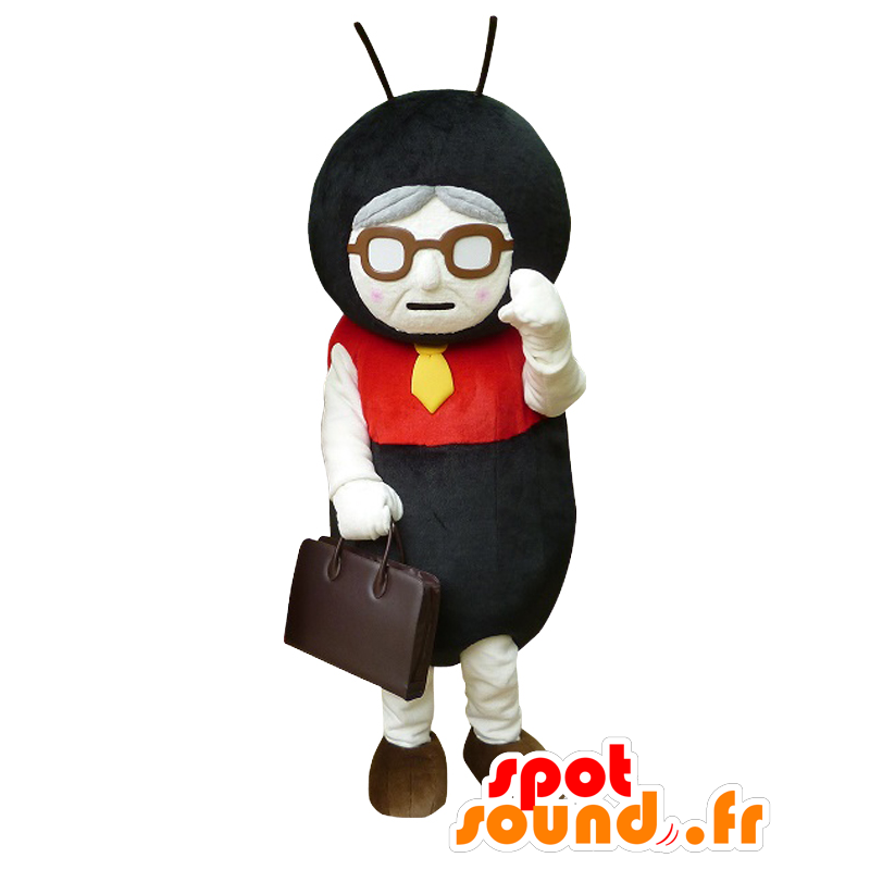 Hoku mascot. Mascot black and red ant - MASFR27765 - Yuru-Chara Japanese mascots