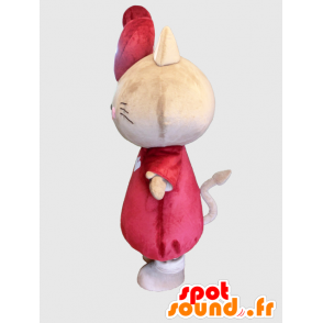 Mascot grijze rat, muis in rode outfit - MASFR27867 - Yuru-Chara Japanse Mascottes