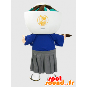 Hozendon mascot. White Snowman Mascot - MASFR27873 - Yuru-Chara Japanese mascots