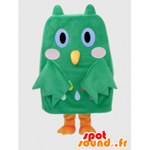 Mascotte de Ho Ho-kun. Mascotte de bonhomme, de monstre vert - MASFR27874 - Mascottes Yuru-Chara Japonaises