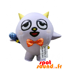 Maskot Kobushimaru, chlápek s rohy a mikrofonem - MASFR27893 - Yuru-Chara japonské Maskoti