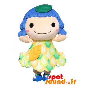 Mascot Chappy Oh, folhas menina com um vestido - MASFR27919 - Yuru-Chara Mascotes japoneses