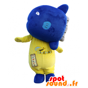 Umigaku kun mascot, blue and yellow fish giant - MASFR27925 - Yuru-Chara Japanese mascots