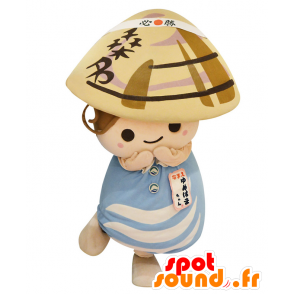 Maskotti Yumehama-chan, Aasian tyttö punokset - MASFR27953 - Mascottes Yuru-Chara Japonaises