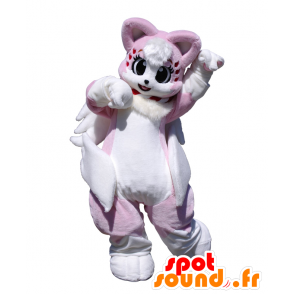 Shibasaki Saki Maskottchen, rosa Katze, feminin und elegant - MASFR27993 - Yuru-Chara japanischen Maskottchen