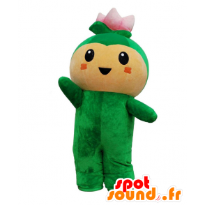 Mascot Hasu-chan, flor de lótus verde e rosa gigante - MASFR28009 - Yuru-Chara Mascotes japoneses