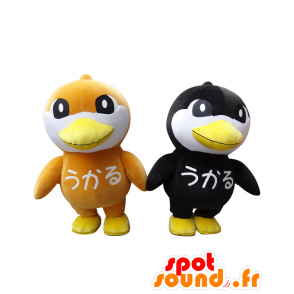 Mascotas y Ukarukun Tomokaru kun. 2 mascotas aves - MASFR28051 - Yuru-Chara mascotas japonesas