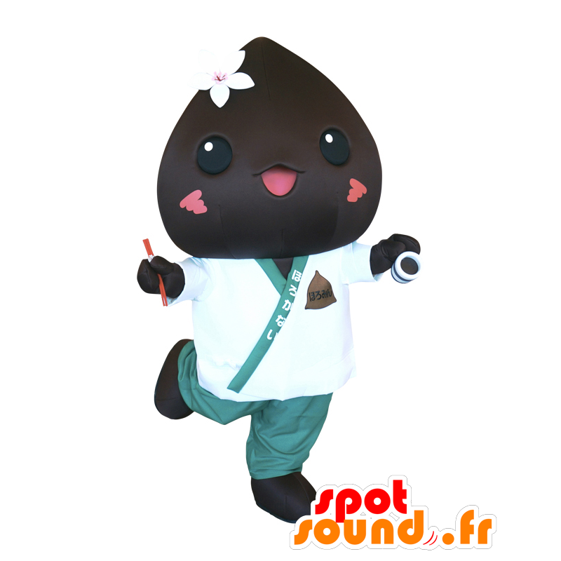 Mascot Horomin. Mascot de castanha, gigante castanho - MASFR28088 - Yuru-Chara Mascotes japoneses