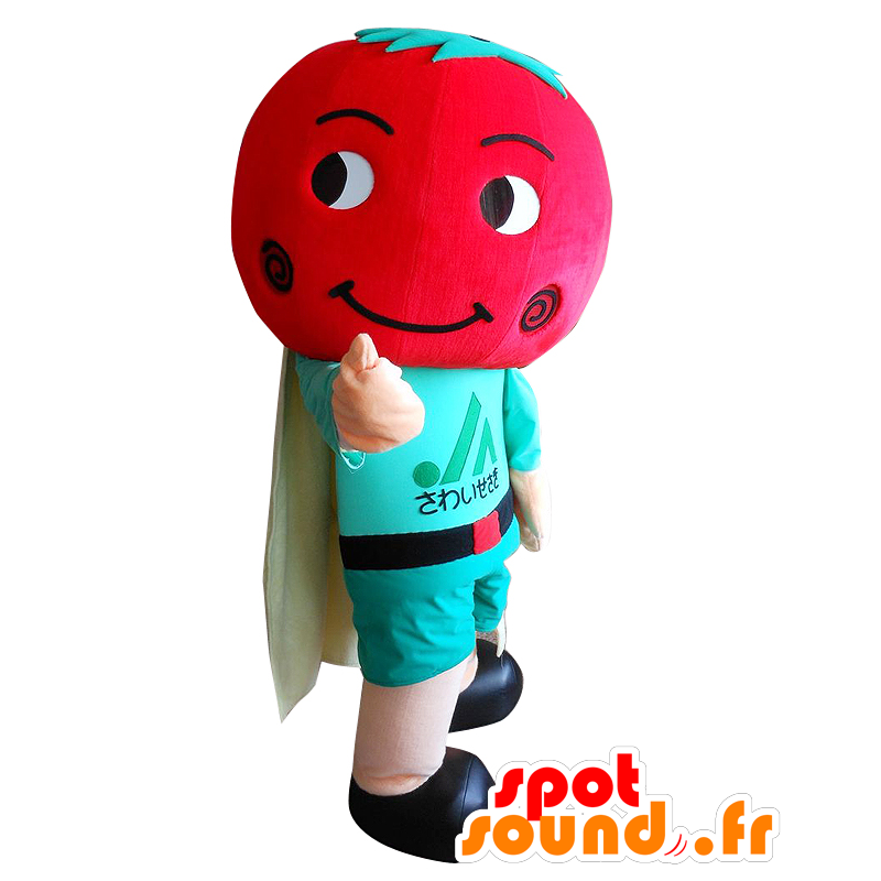 Maskottchen Beji-Kun. Tomato Maskottchen-Superhelden-Outfit - MASFR28094 - Yuru-Chara japanischen Maskottchen