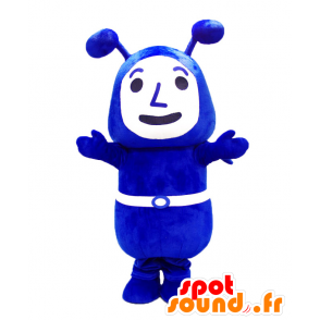 Mascot Yokoari kun. blå og hvit maur maskot - MASFR28110 - Yuru-Chara japanske Mascots