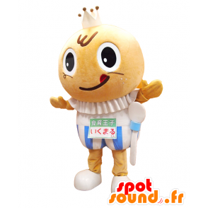 Ikumaru kun maskot. Barnmaskot, liten prins - Spotsound maskot