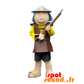 Mascot ashigaru Kun. Ritter-Maskottchen, Soldat - MASFR28138 - Yuru-Chara japanischen Maskottchen