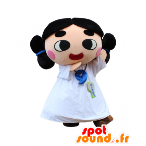 Goshikimaro mascot. Boy with long hair mascot - MASFR28143 - Yuru-Chara Japanese mascots