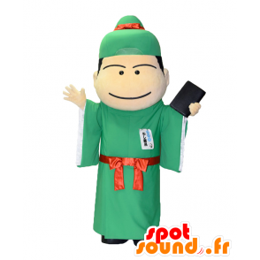 Mascot Washi-kun. Mascot padre vestido de verde - MASFR28144 - Yuru-Chara Mascotes japoneses