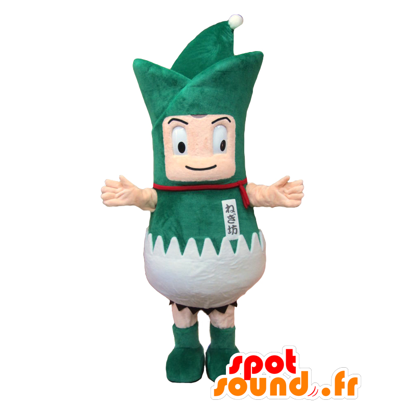 Negibo mascotte. Mascotte porro, cipolla verde - MASFR28156 - Yuru-Chara mascotte giapponese