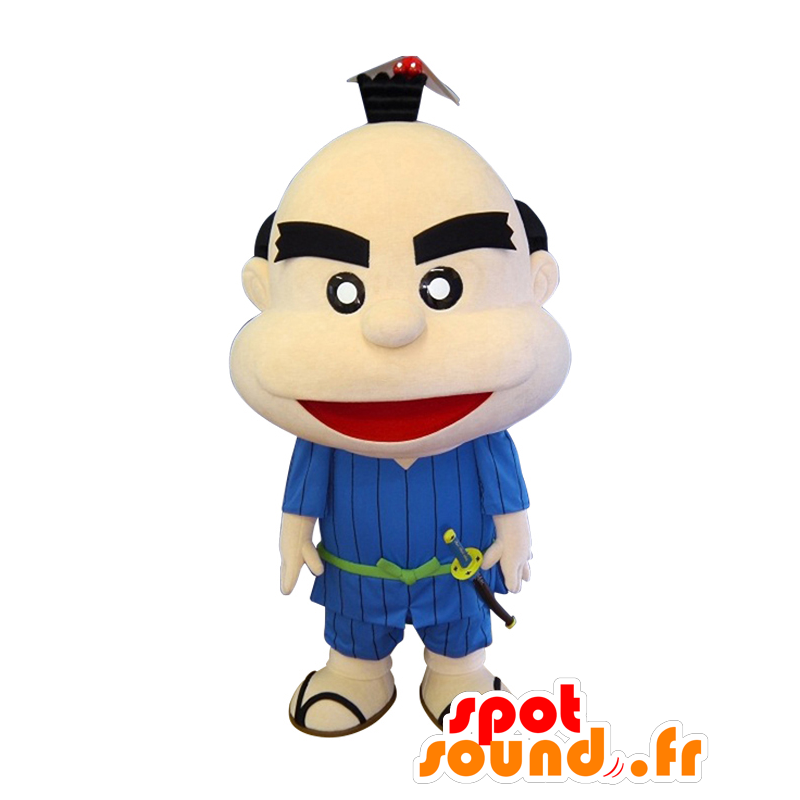 Mascot Takiyuki HaiTaro. Japansk mann maskot - MASFR28162 - Yuru-Chara japanske Mascots