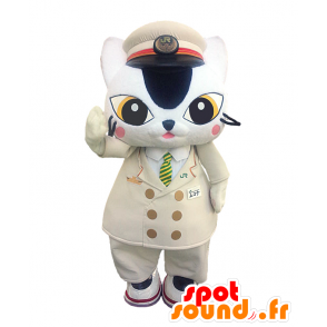 Mascot Mukona kun. Pilot katt maskot, kaptein - MASFR28190 - Yuru-Chara japanske Mascots