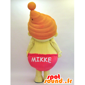 Mascot Mikkel. pieni lapsi korkilla Mascot - MASFR28209 - Mascottes Yuru-Chara Japonaises