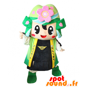 Kanrachan maskot. Flower samurai maskot, have - Spotsound