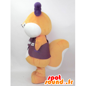 Mascot Shimarin. eekhoorn mascotte met druif - MASFR28219 - Yuru-Chara Japanse Mascottes